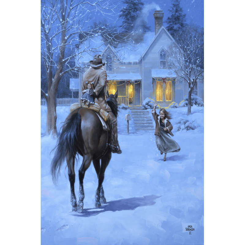 The Homecoming by Jack Sorenson - Graphic Art Print, 30 cm H x 20 cm W, Black Floater Framed