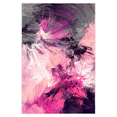 Stylish Hall Carpet, 2.6 x 4.9 Feet, 100% Polyester, 650 g/m² | Antibacterial, Non-Slip PVC Underside, 0.3 in Pile Height | Machine Washable, 3D Digital Printing, Perfect for Any Entryway or Living Space