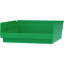 Ensemble de 12 bacs de rangement robustes en plastique vert 12 x 11 x 4 po pour garage et garde-robe