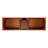 72" Maybeck Dbl Vanity - Tinted Oak With Rect Undermount Sinks-98796957-98796959