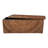 Woven Bench With Sleek Contemporary Design For Bedroom, Dining Room, Or Living Room Seating - Modern Storage Bench Alternative With Wide Seat, Black Base, And Versatile Placement - 47", Brown