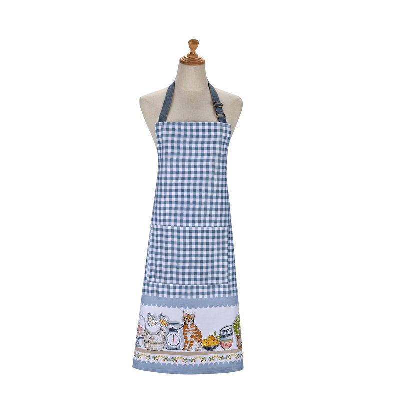 Floral Cotton Bib Apron