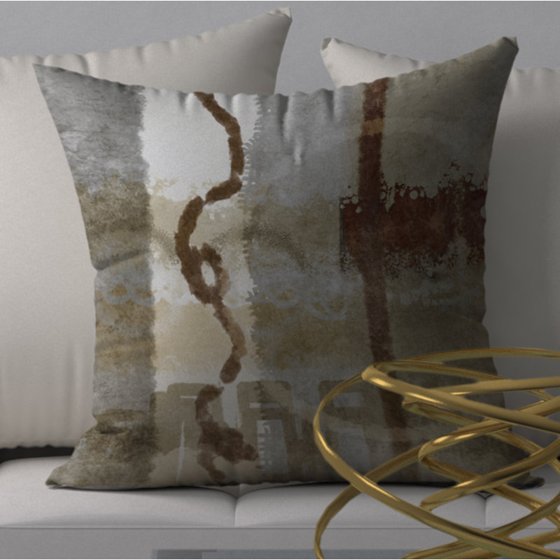 Housse de coussin décorative carrée grossis, 24" X 24"