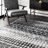 Amandine Moroccan Power Loom Performance Black Rug-1998626764