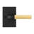 Mirada Reeded Bed/Bath Lever w/ Rectangular Rose-113966901