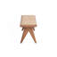 Banc en rotin sans dossier