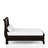 Two Dark Cherry Queen Bed, Solid Wood & , Transitional Style Finish Bed With Storage, Transitional, Robust Stable-627467156
