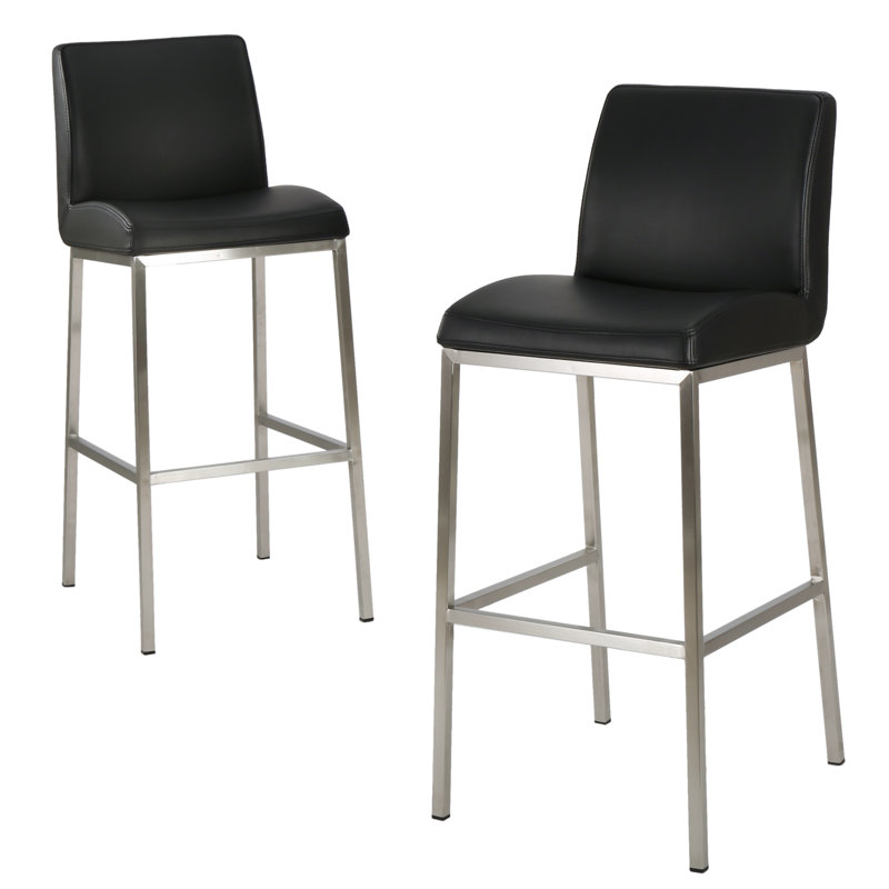 Tabouret de 30,25 po Lotie, Noir