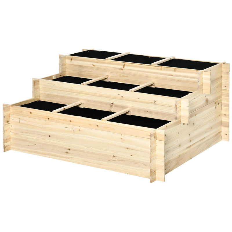 Ahto Wood Raised Garden Bed