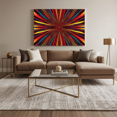 Art mural sur toile brun op Op 39