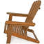 Theodosius Acacia Foldable Outdoor Adirondack Chair