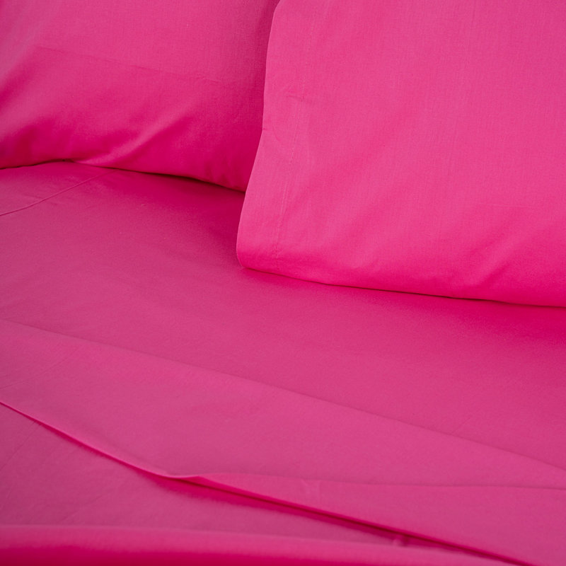 Luxurious Single Fitted Sheet, 100% Cotton Ranforce, Dusty Rose, 39.4 x 78.7 x 11.8 inches | 155 Thread Count, Soft & Breathable | Machine Washable at 86°F | Perfect for Comfort and Style in Your Bedroom