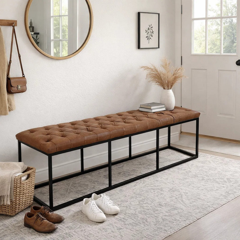 Banc en simili cuir Darren