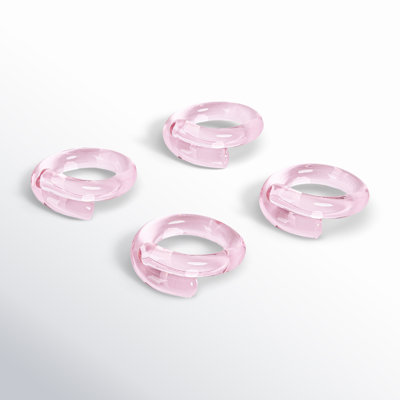 Over and Back Glass Napkin Rings