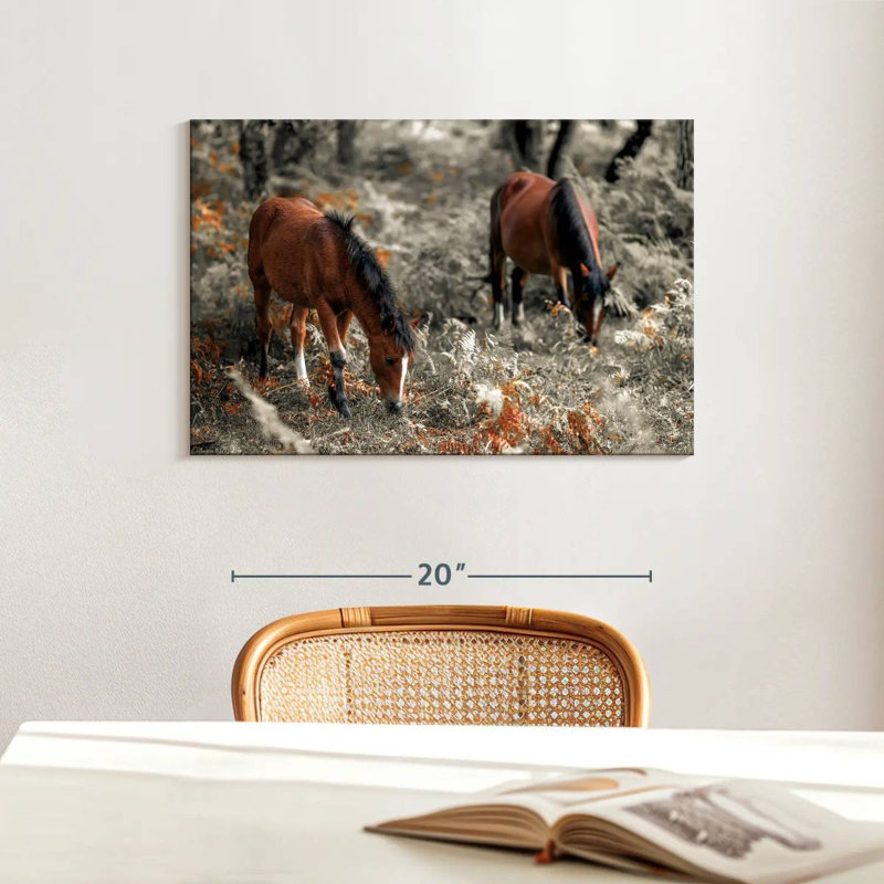 Brampt Horse Trails II, 16" H x 24" W