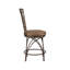 Sasun Swivel Upholstered Counter Stool with Metal Frame-43807943