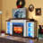 Quwanna 72'' TV Stand For Tvs Up To 80'' With Electric Fireplace And Adjustable Shelves