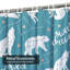 Rideau de douche en tissu avec 12 crochets-346302008