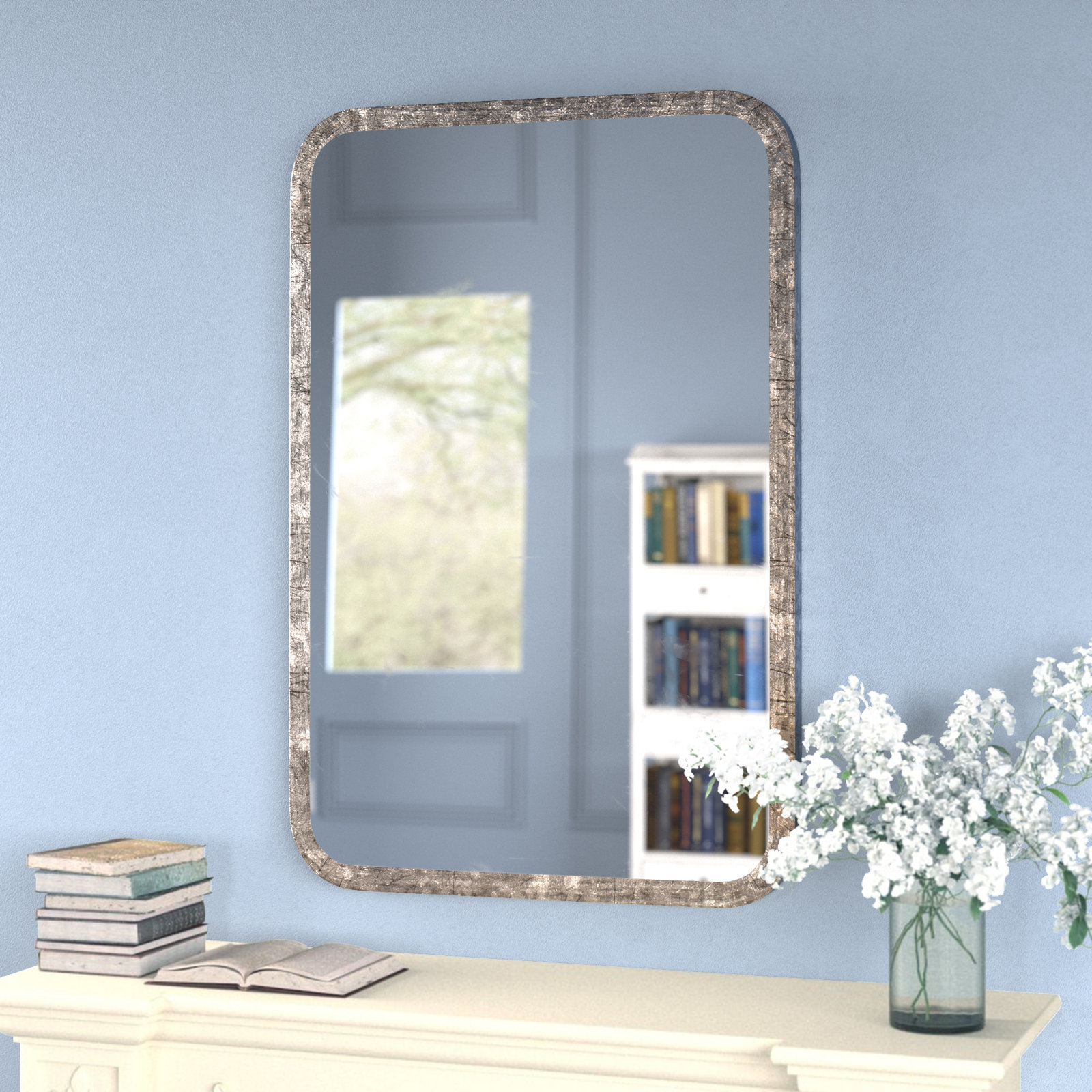 Principle 24" Mirror, Silver