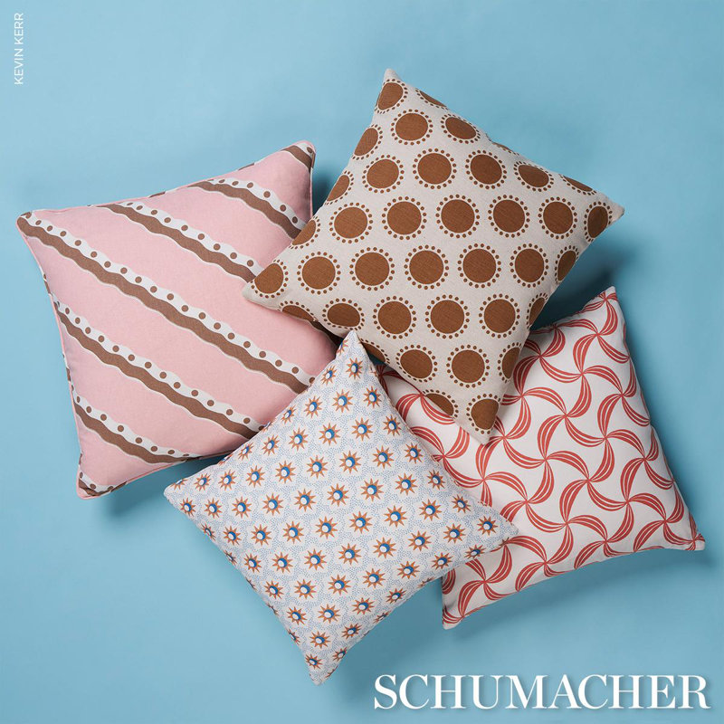 Lucie Fabric, Clay/Blue