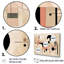 Cubisme beige et rose Synergy I - ensemble de décorations murales abstraites-107738483-107738485