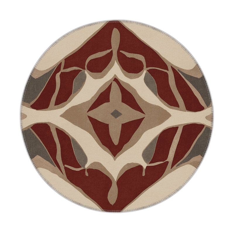 Modular Essence Indoor And Outdoor Area Rug, Round 5'