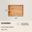 John Boos Chef's Edge Grain 1.5" Maple Cutting/Carving Board with Juice Groove-32567540