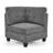 L Shape Modular Sectional Sofa,DIY Combination,Includes Three Single Chair ,Two Corner And Two Ottoman Chenille