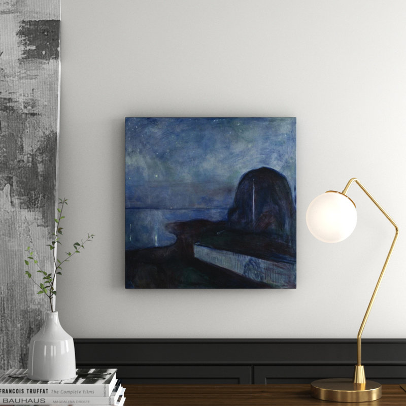 Edvard Munch - Wrapped Canvas Painting, 50cm H x 50cm W x 1.8cm D