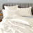 Satin Ivory 100% Satin Luxury Wrinkle Resistant 4-Piece Twin Sheet Set-111014603-111014590