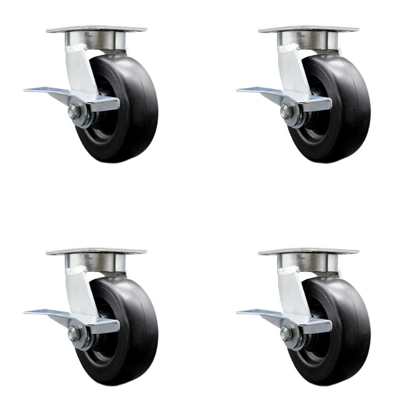 Kingpinless olefin Swivel Caster
