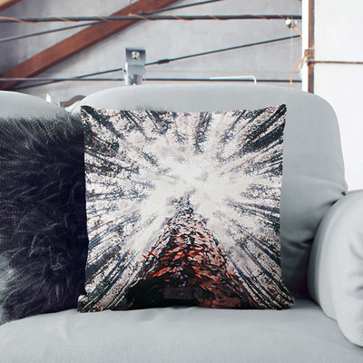 Trees Touching the Sky Cushion with Filling