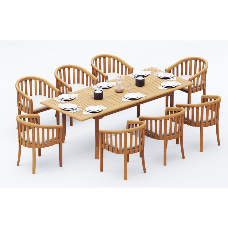Ensemble repas d'extérieur Lenong, 8