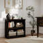 Bibliothèque à 2 niveaux 30 ", étagère de rangement pour bureau à domicile avec tablette réglable-495982566-495982571