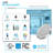Wellen 1 - Light LED Circle Flush Mount-1416772092-1416772095-1416772094