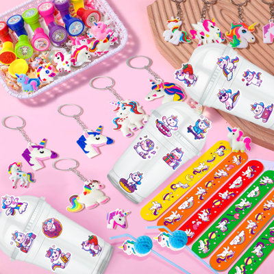 134pcs Unicorn Party Favors, Unicorn Birthday Party Favors Set