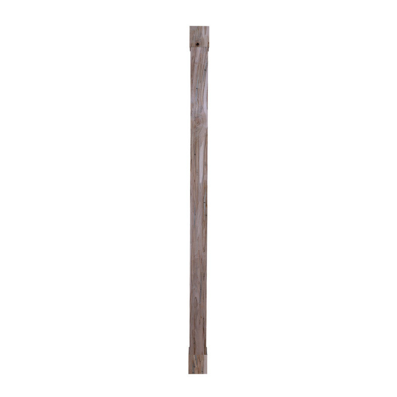 Unfinished Rustic Ambrosia Maple Column Wrap, 8.66 Feet