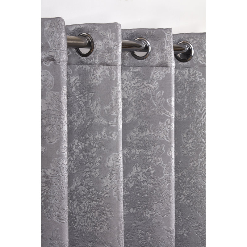 Mcintosh Sheer Curtain Pair, 168 W x 137 D cm, Grey