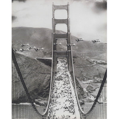 San Francisco Ouverture du Golden Gate Bridge - reproduction de photo