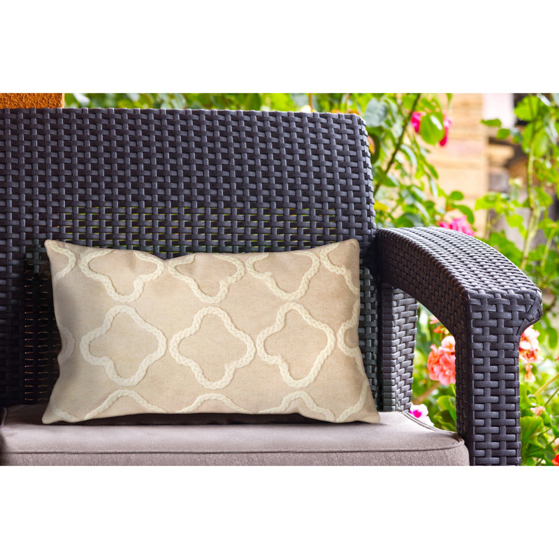  Crochet Tile Outdoor Rectangular Pillow Cover & Insert