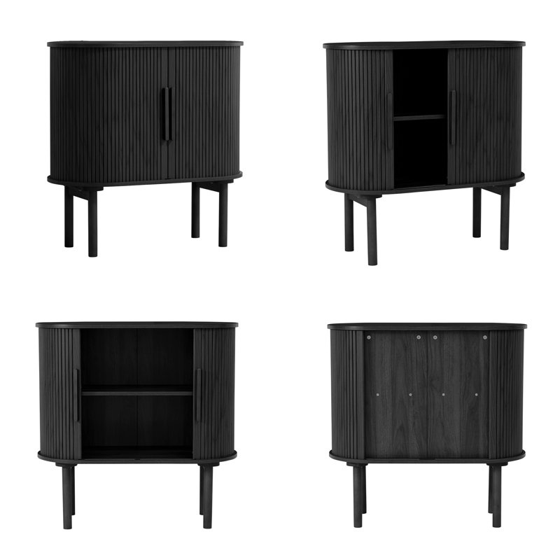 Armoire d'appoint Didrich, Noir