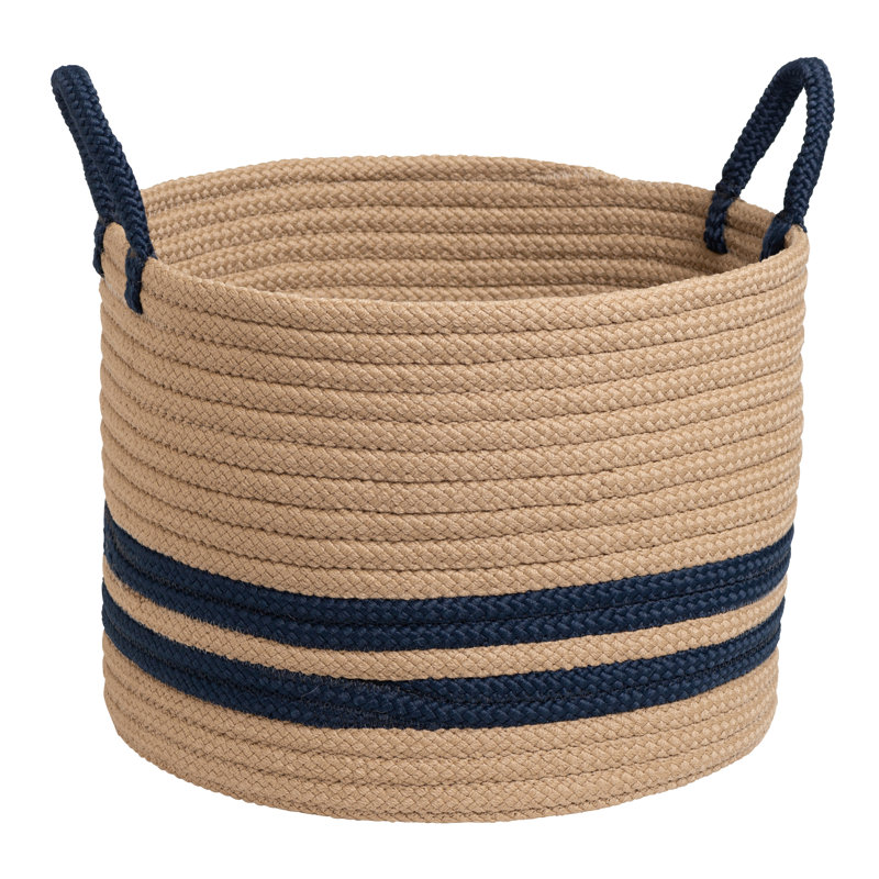 Panier en tissu, Bleu marine