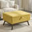 Mid-century modern square storage Ottoman-431949582