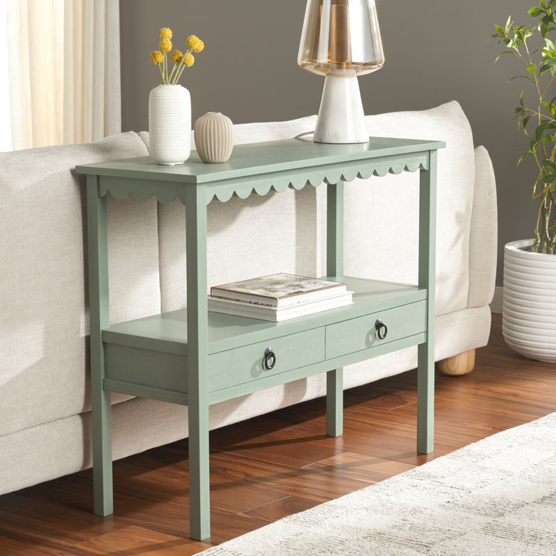 Sacaton Haven Lower 2 Drawer Console, Sage
