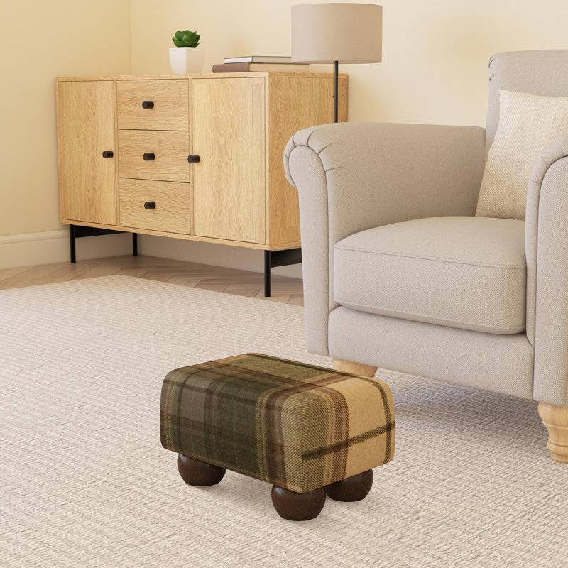 Manufactured Wood Accent Stool, Mahogany