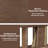 Ouida Brown & Gold Dining Table