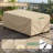 Durable 420D Outdoor Table Cover - Waterproof And UV-Resistant Patio Furniture Protector With Vents And Straps-1557737221