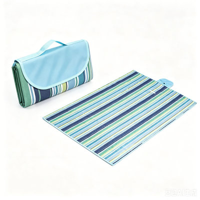 Couverture de pique-nique pliable 59 po x 79 po imperméable et anti-sable pour les voyages, le camping, les fêtes et les sports