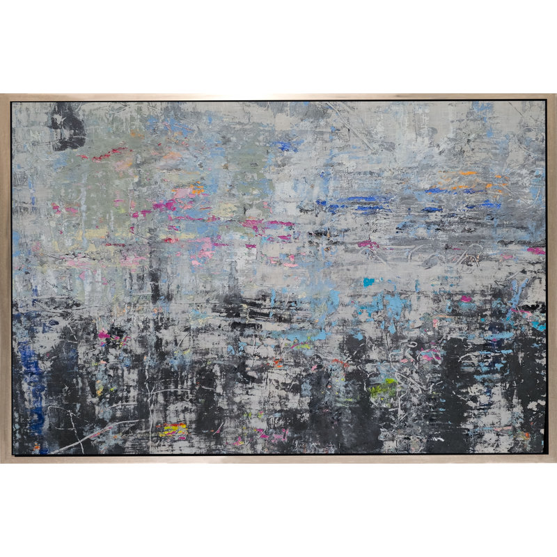 «Hilltop Serenity», reproduction sur toile à cadre flottant, H 48 po x l 72 po