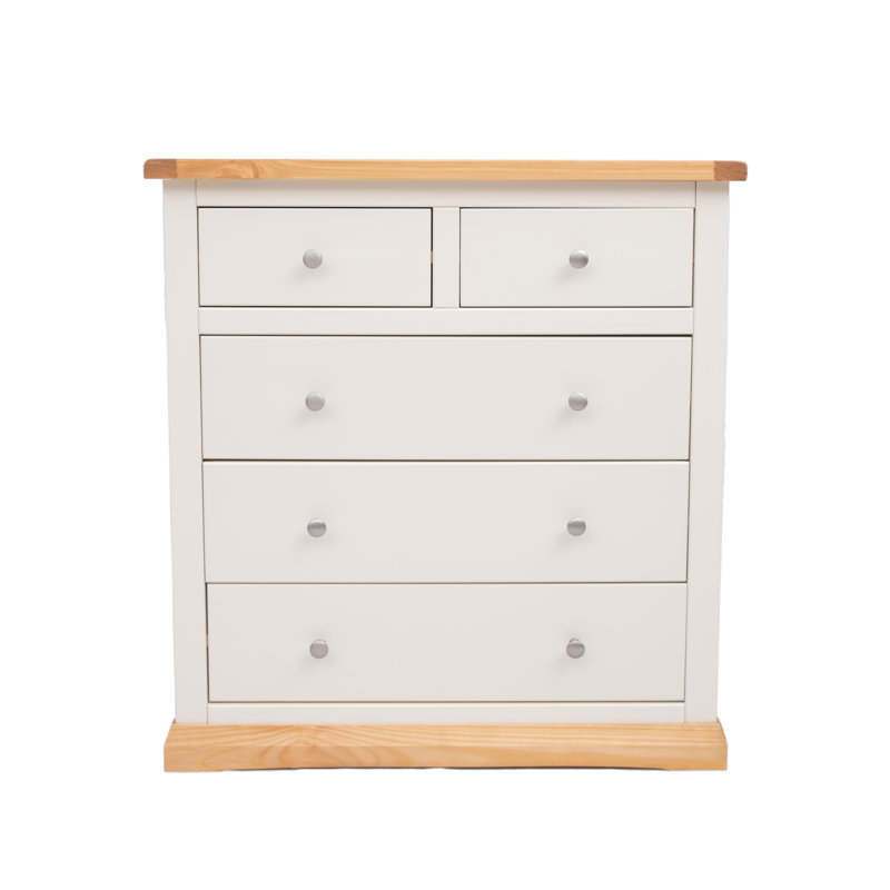 Naber 90cm W 5 - Drawer Chest of Drawers